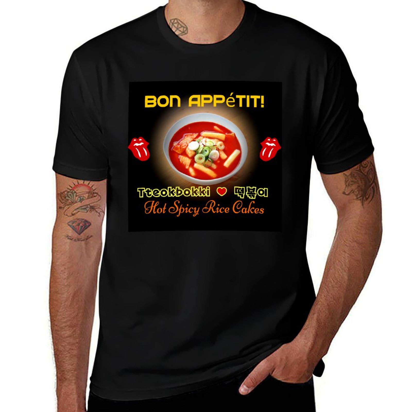 Tteokbokki Rice Cake - ? Camiseta TteokBokki-Hot & Spicy con