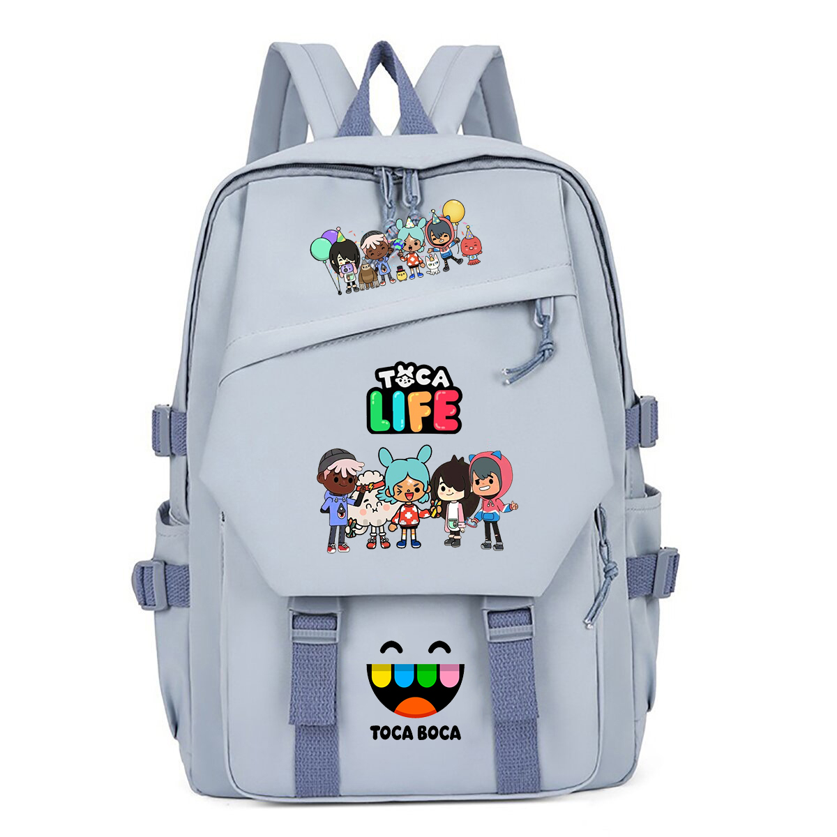 Korean Women Lifestyle - Mochila con estampado Toca Life World,