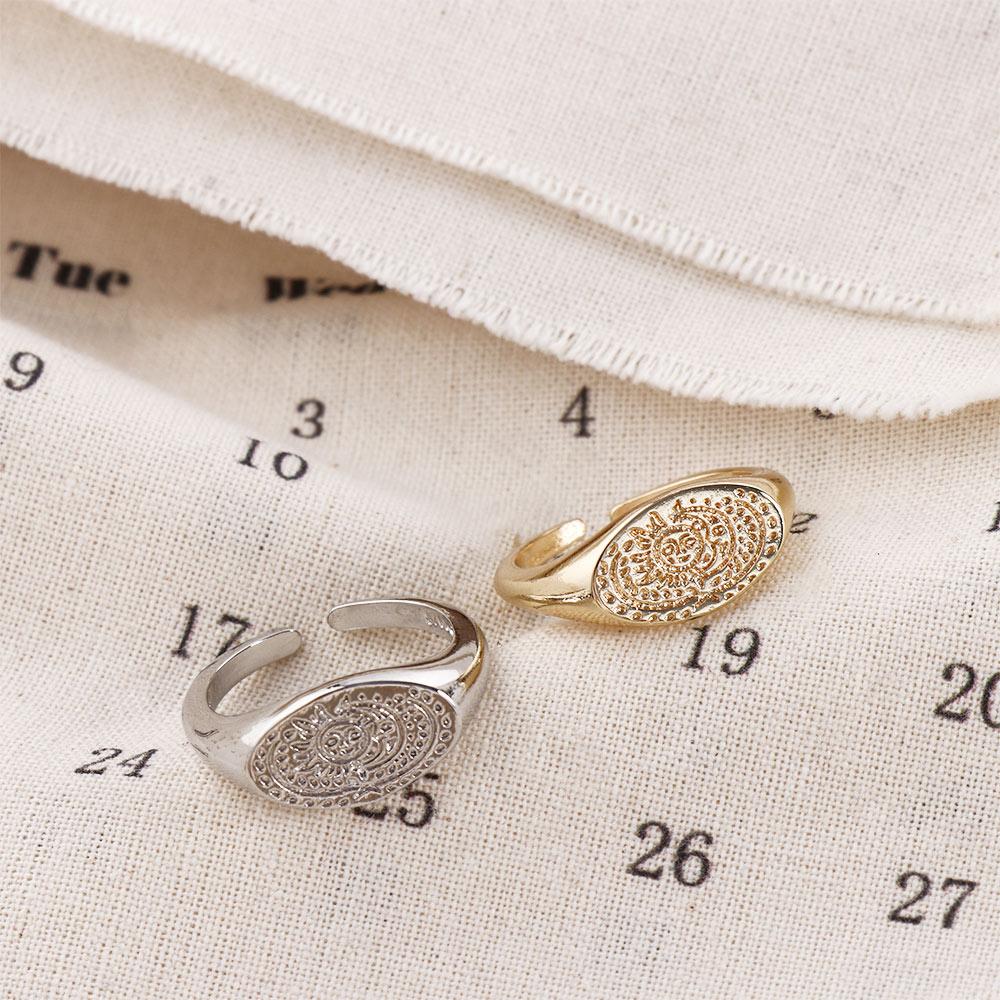 Anillo minimalista con diseño  - Korean Women Lifestyle reseña y precio