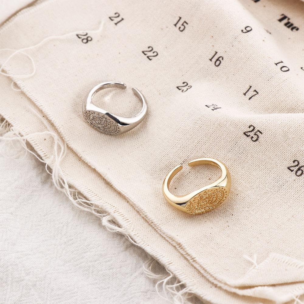 Anillo minimalista con diseño  - Korean Women Lifestyle reseña y precio