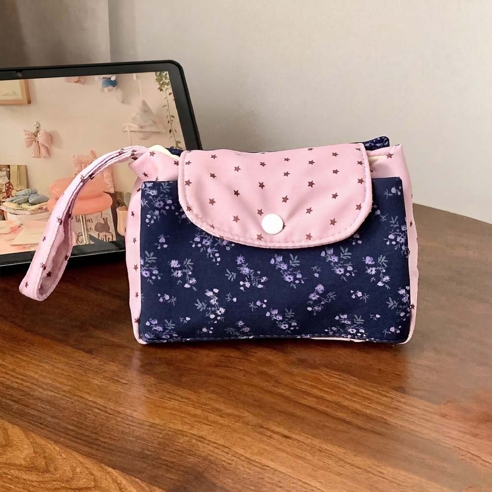 Bolsa de maquillaje con estamp - The Korean Lifestyle reseña y precio