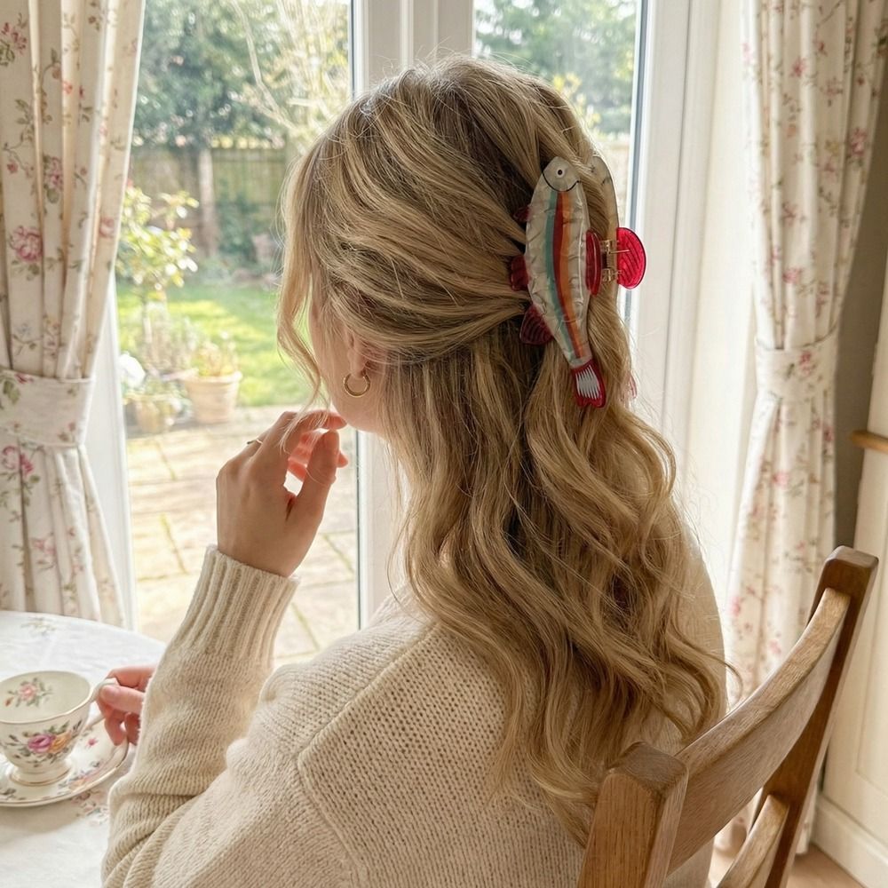 Pinza para el pelo con diseño  - Korean Women Lifestyle reseña y precio