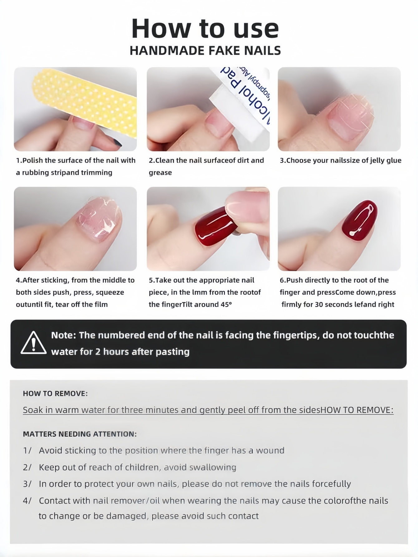 10 Uñas Postizas Largas Minima - Korean Women Lifestyle reseña y precio