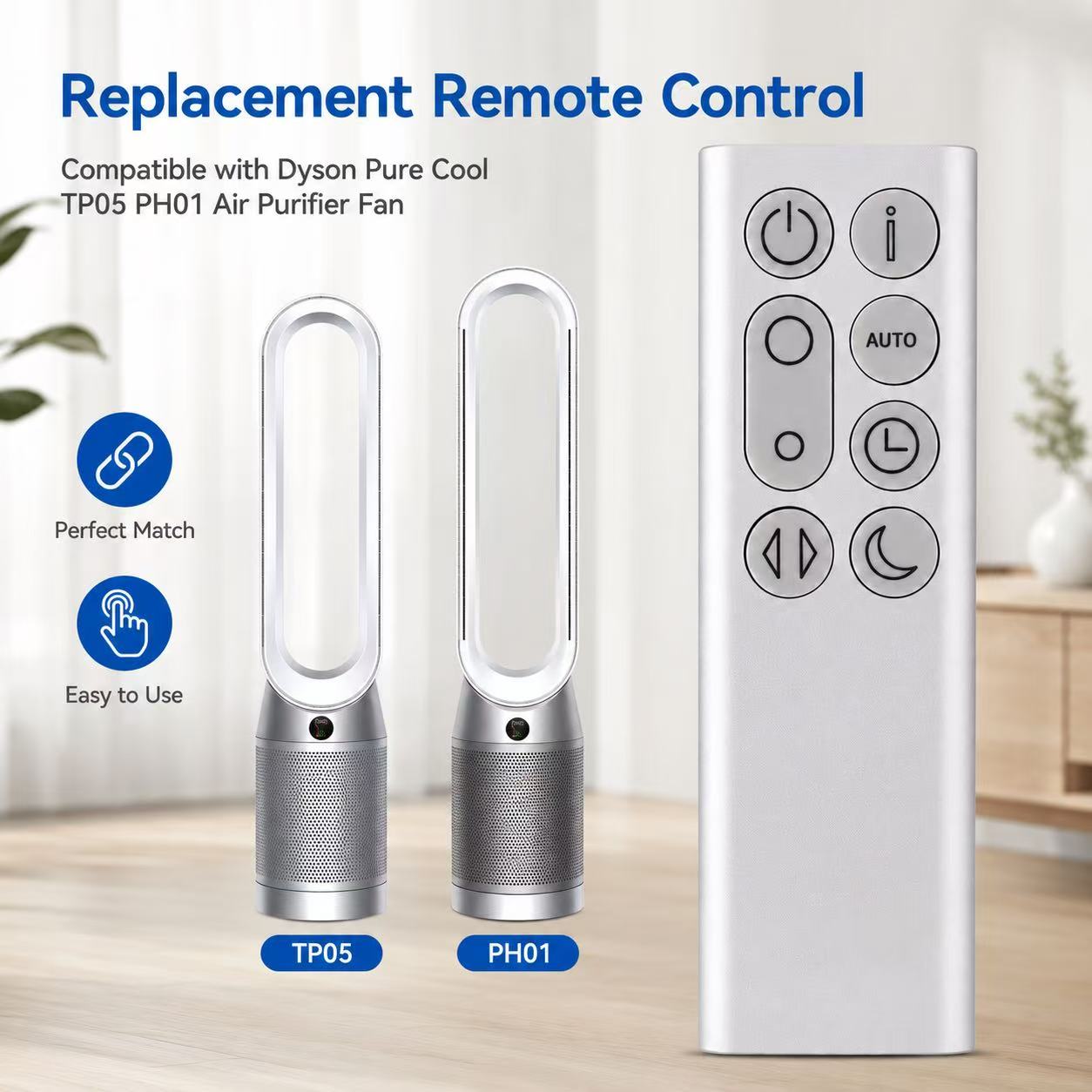 Control Remoto de Repuesto TP0 - Dyson Fan Pure Cool reseña y precio