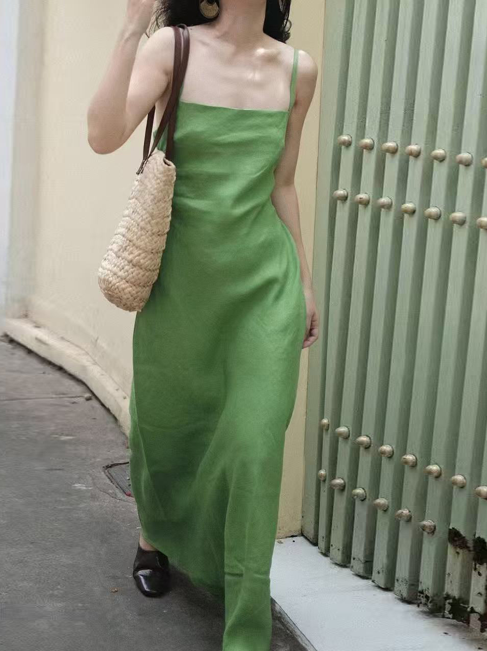 Vestido largo elegante de vera - The Korean Lifestyle reseña y precio